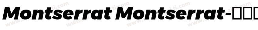 Montserrat Montserrat字体转换